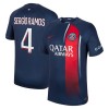 Camiseta de fútbol Paris Saint-Germain 2023-24 Sergio Ramos 4 Primera Equipación - Hombre